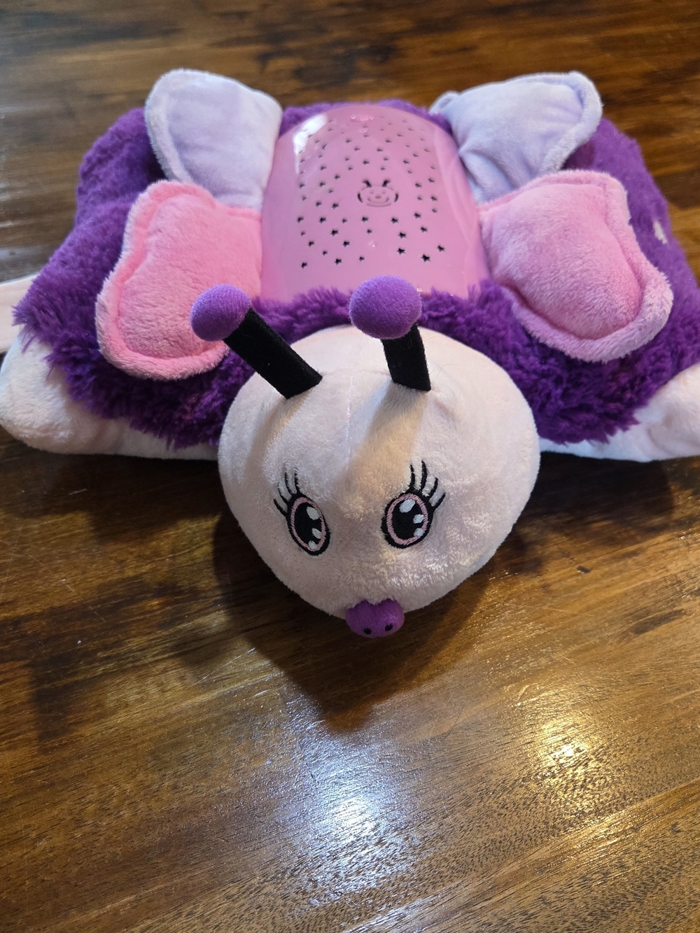 Pillow Pets~ Dream Lites~ 12" Butterfly plush~ 2012 nostalgic tested and works!